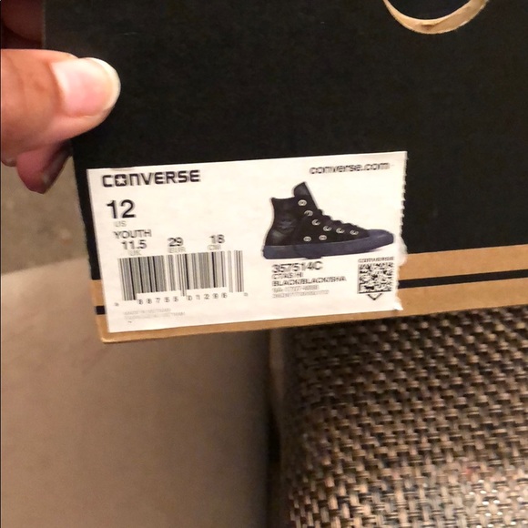 Barley used all Leather Converse - Picture 5 of 5